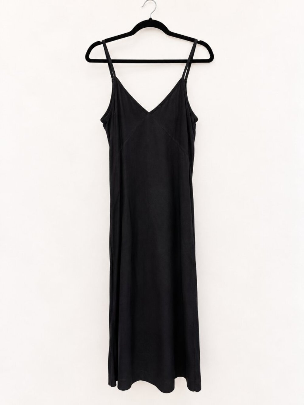 Jenni Kayne Black 100% Silk Slip Dress XS